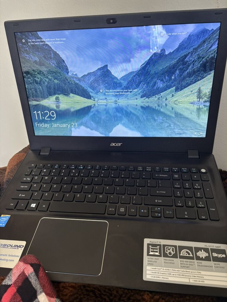 Acer Aspire Touchscreen F 15