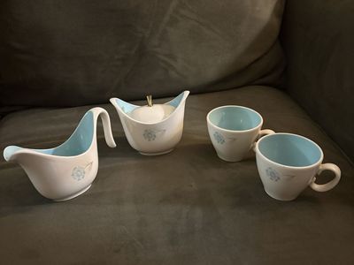 Creamer & Sugar Bowl Taylor Smith & Taylor