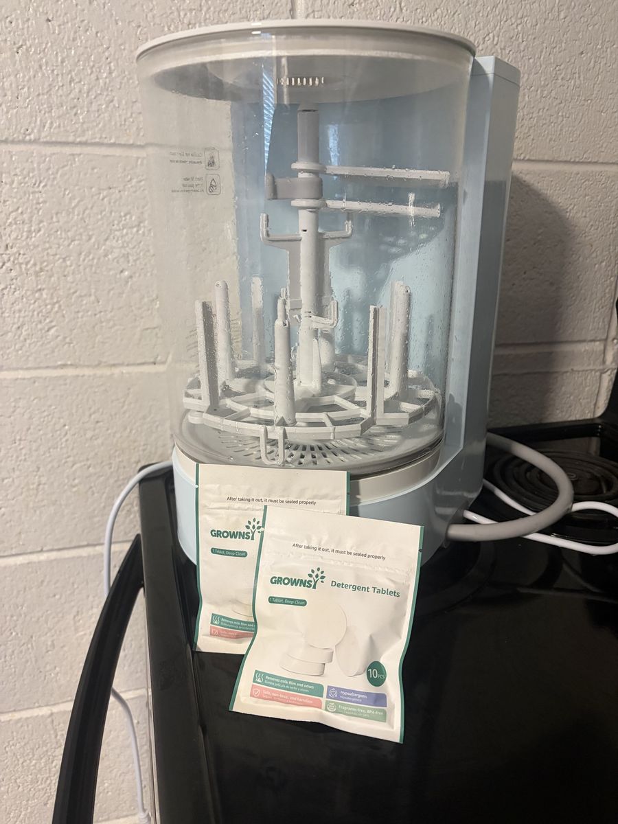 Baby bottle washer/sterilizer and dryer