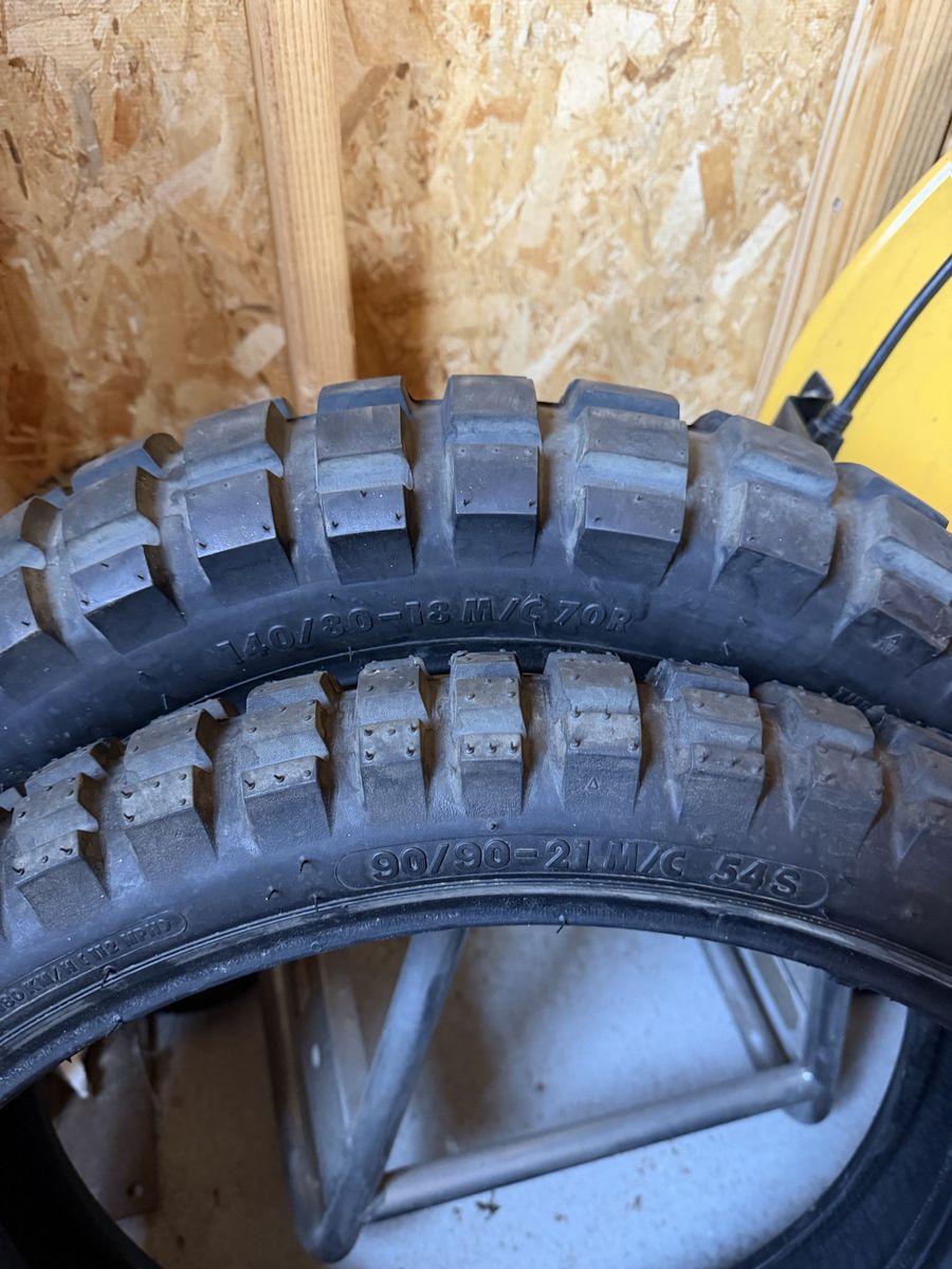 Enduro dual sport tires like new.