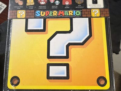 Nintendo Super Mario Question Block Mystery Box Gift Set Sealed