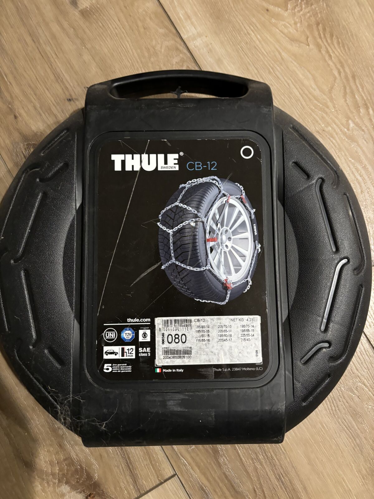 Snow chains Thule CB-12 080 Snow Chains (1 Pair) NEW