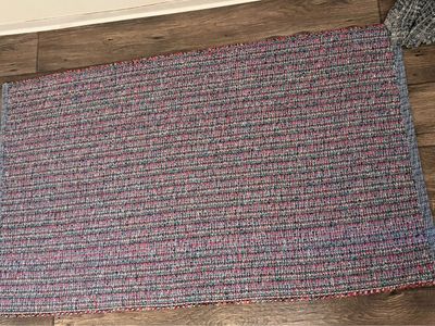 Multi-Color Woven Area Rug / Accent Mat