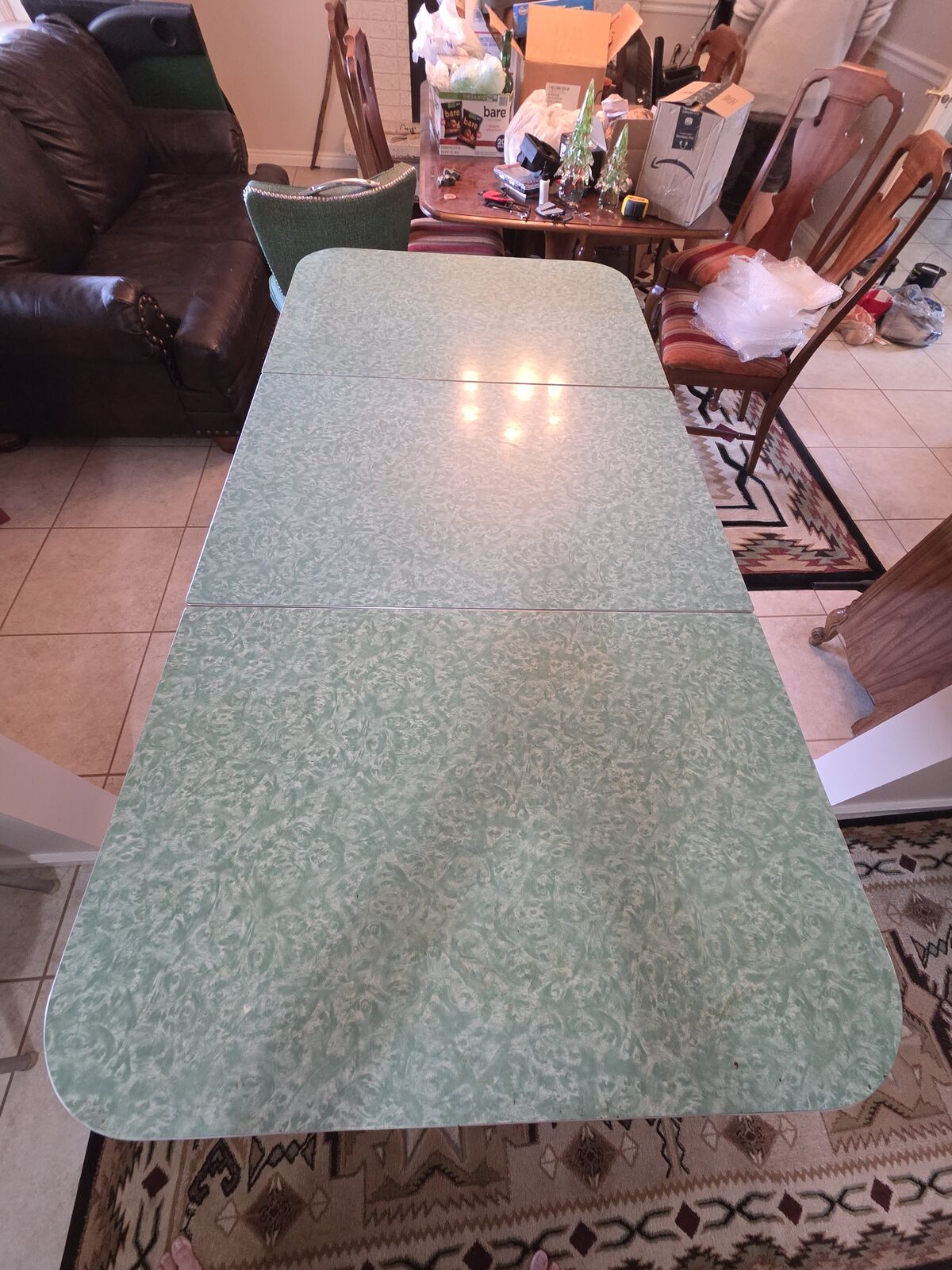 Vintage Turquoise/Green Dinette Set