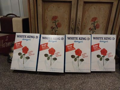 Vintage Original White king laundry detergent Soap