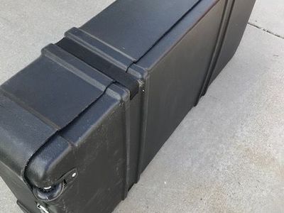 Large Hard Plastic Expandable Rolling Shipping Case (52" x 25")