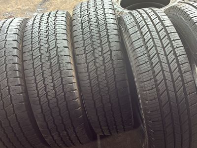 5 tires good condition lt225-75-16 load range c 95% TREAD LEFT