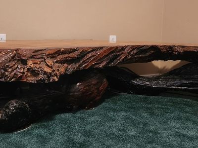 Large, live edge table