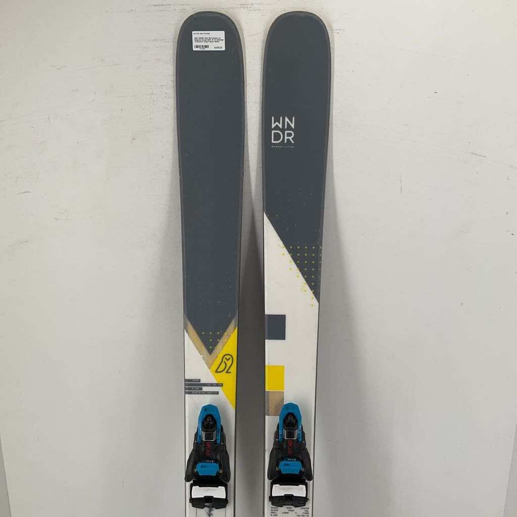 2021 WNDR Vital 100 Camber w/ Salomon S/Lab Shift 13 AT Bindings *3 Mounts*