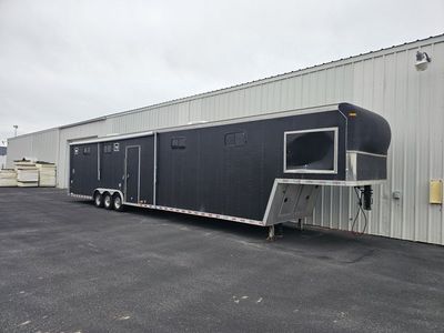 48’ Pace American Gooseneck Car Hauler Trailer