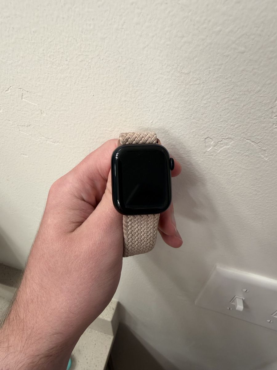Apple Watch Series 9 41mm Aluminum Case GPS + Cellular with Braided Solo Loop
