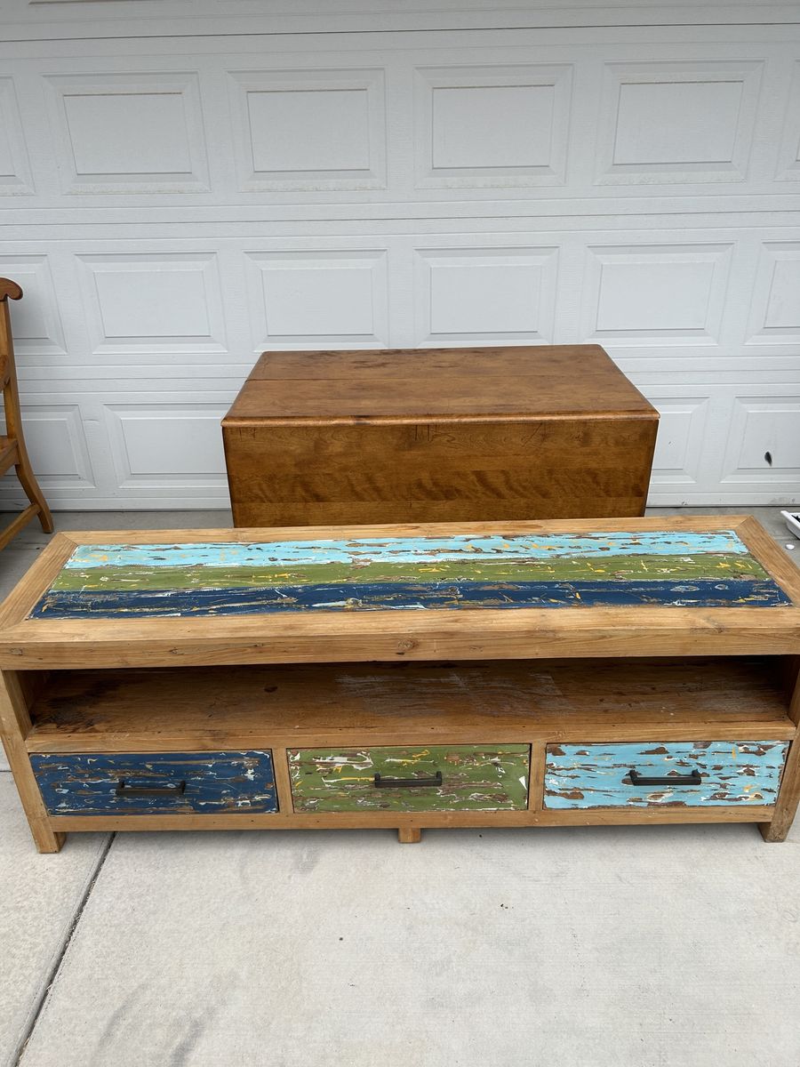 Beautiful Rustic Reclaimed Wood TV Stand/Media Console
