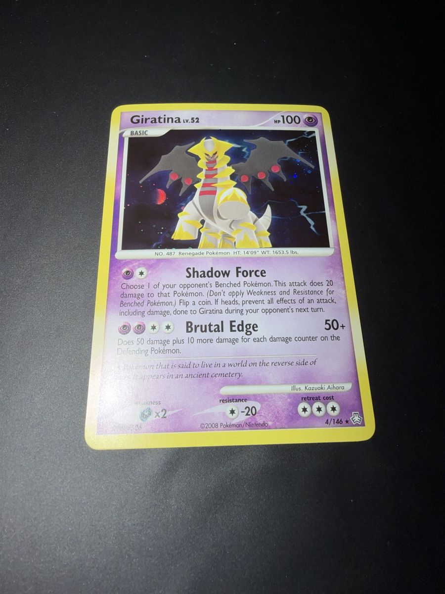 Giratina LV. 52 Pokemon card