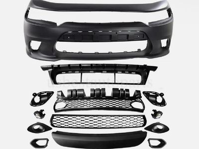 Front Bumper Cover Set Body Kit Fits for 2015-2023 Dodge Charger SRT Style