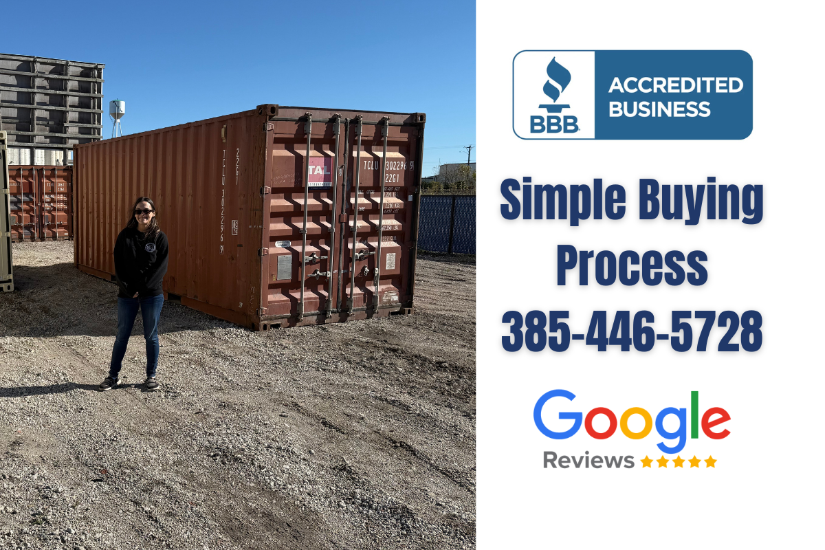 20ft Shipping Container One Trip – For Sale – Salt Lake City