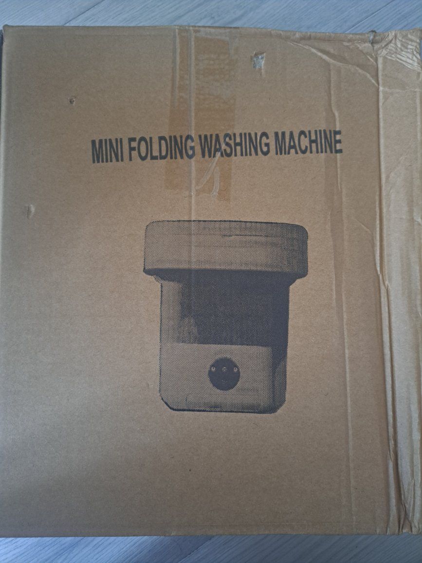 Portable 16L Mini Folding Washing Machine - Compact Collapsible Washer Green