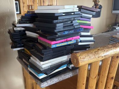 Large Lot of Mixed DVDs and VHS Tapes - Movies and TV Shows