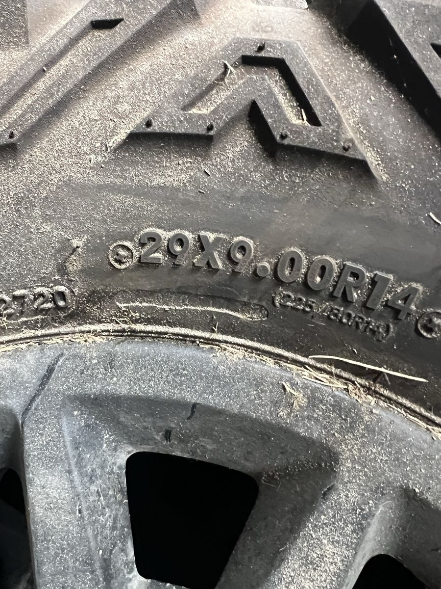 1 Polaris Rzr Wheel (2) New 29" Big Horns