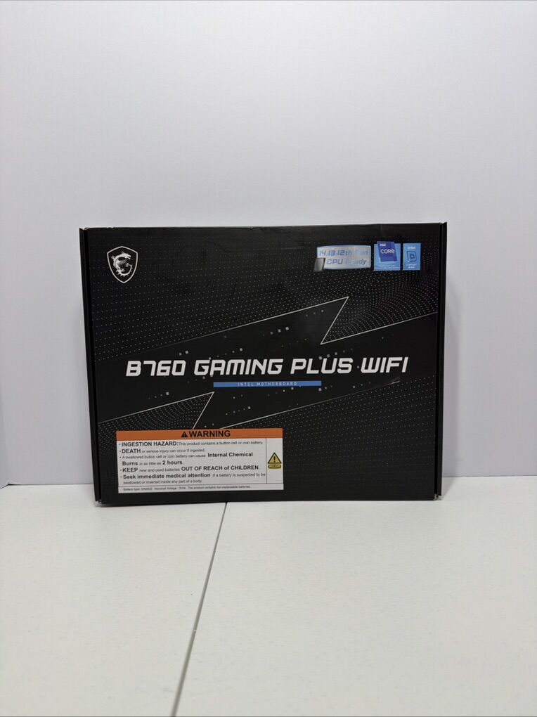MSI B760 Gaming Plus WIFI Intel Motherboard