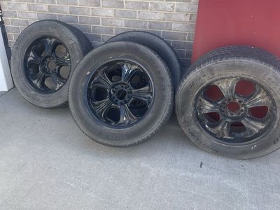 P275/60R20 Goodyear wrangler tires and rims