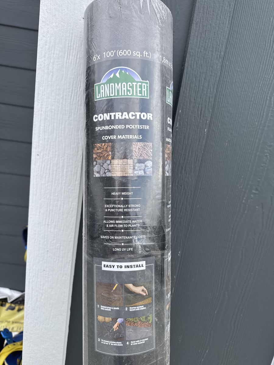 FREE Landscape Fabric — 6' X '100