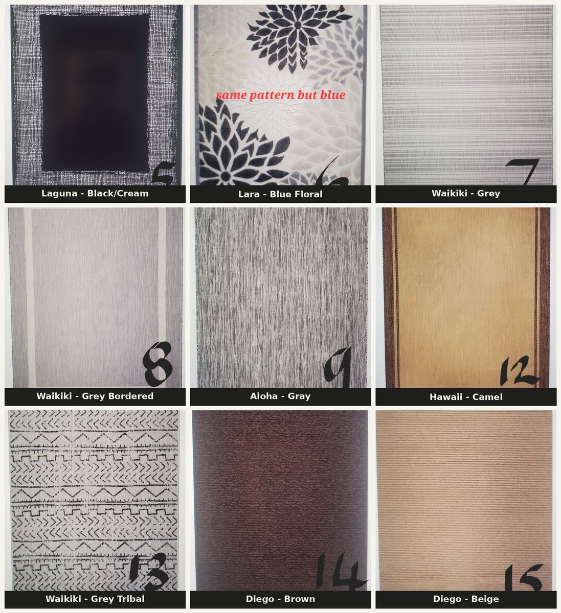 Brand New 8x10 Area Rugs - Multiple Styles - Beverly Rug - Polypropylene - Modern Neutral Floral Tribal - New