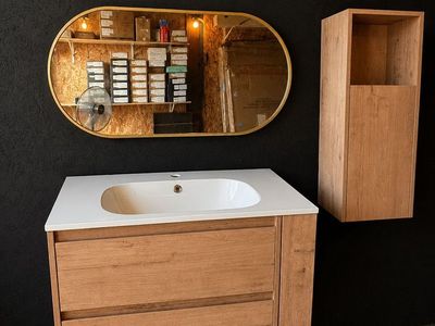 New Moder Vanity Bathroom