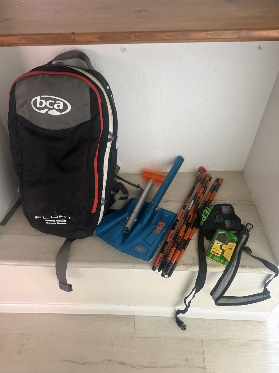 BCA Float Pack, Beacon, Probe, Shovel