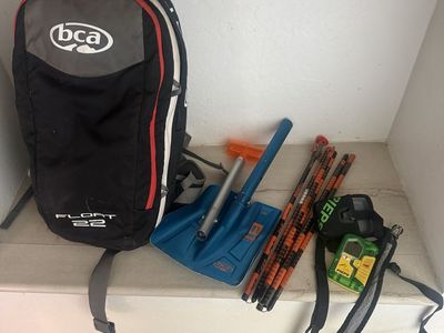 BCA Float Pack, Beacon, Probe, Shovel