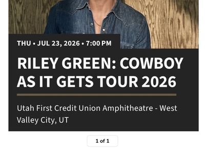 Riley Green Pit Ticket
