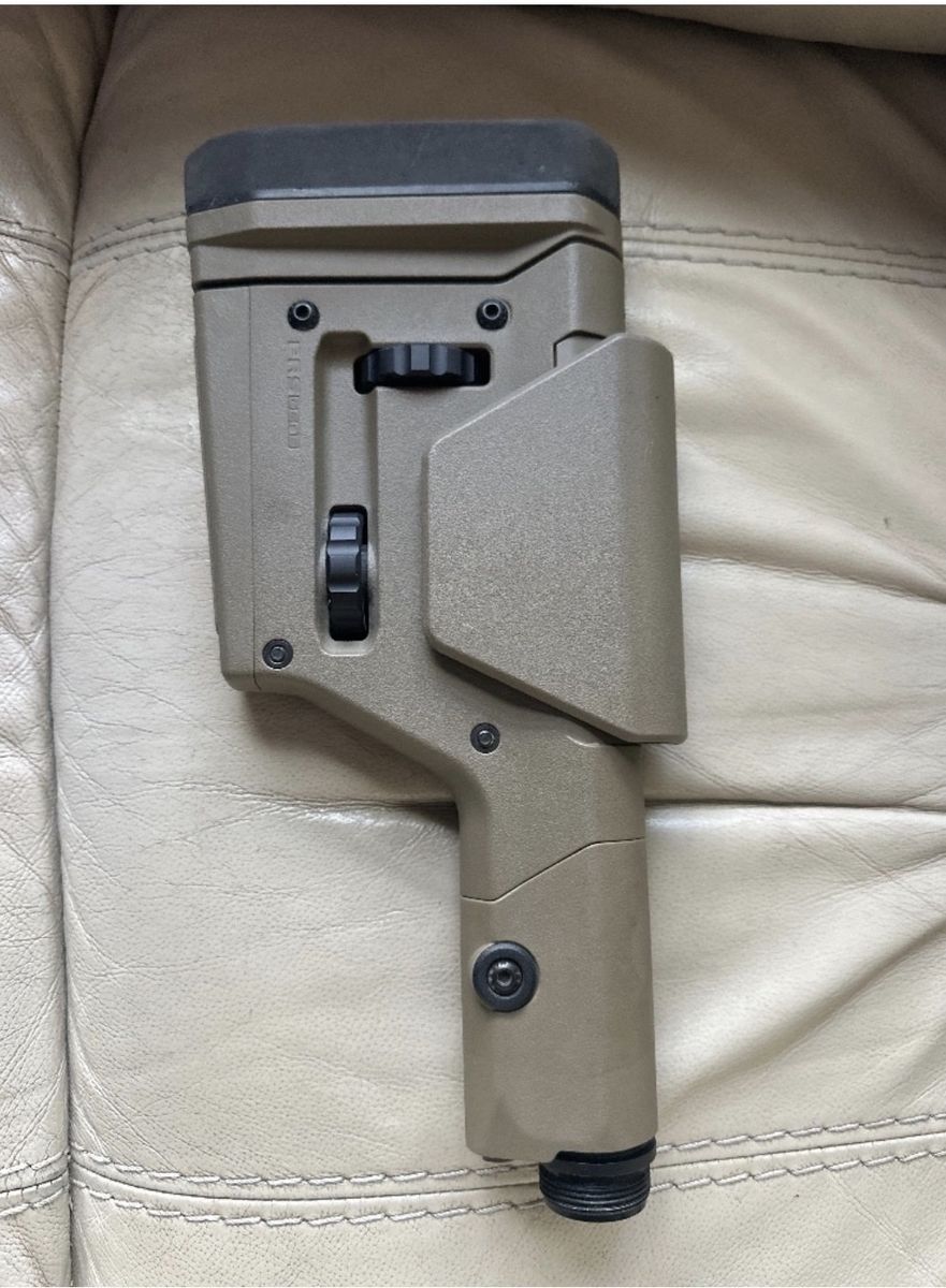 Magpul PRS Gen 3 Precision-Adjustable AR-15/AR-10 Stock - FDE, Excellent Condition with Buffer Tube