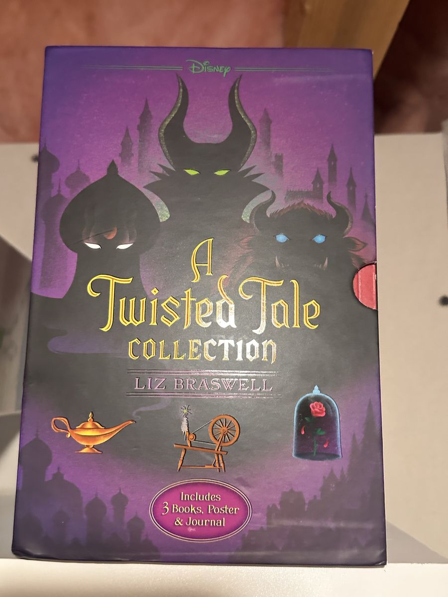 Disney A Twisted Tale Collection Liz Braswell 3 Books, Poster & Journal - Fantasy Box Set