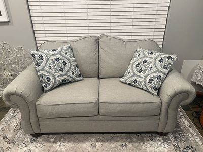 Light Gray Loveseat
