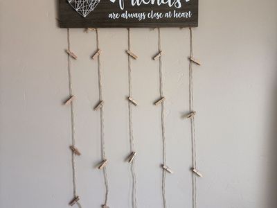 Friends Photo Display Wood Sign