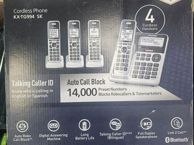 panasonic home or business cordless phone set