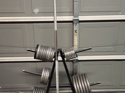 310 pounds of weights