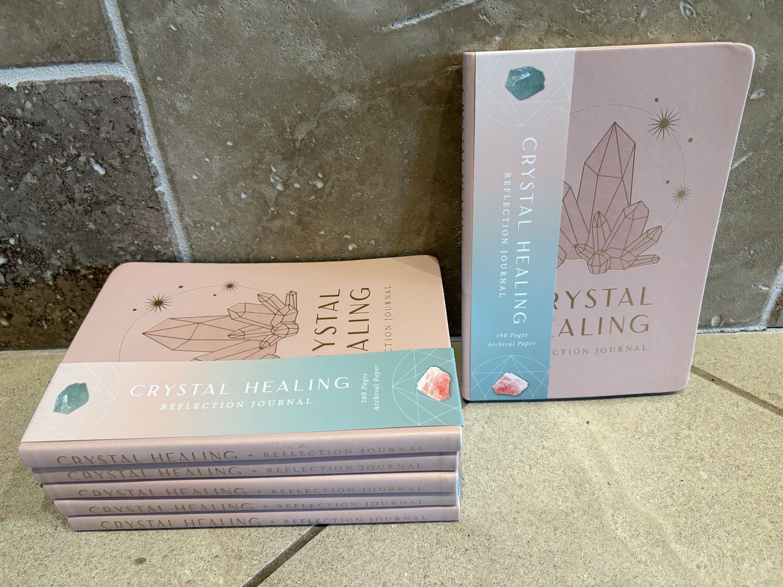 New Crystal Healing Reflection Journals - 6 Available 