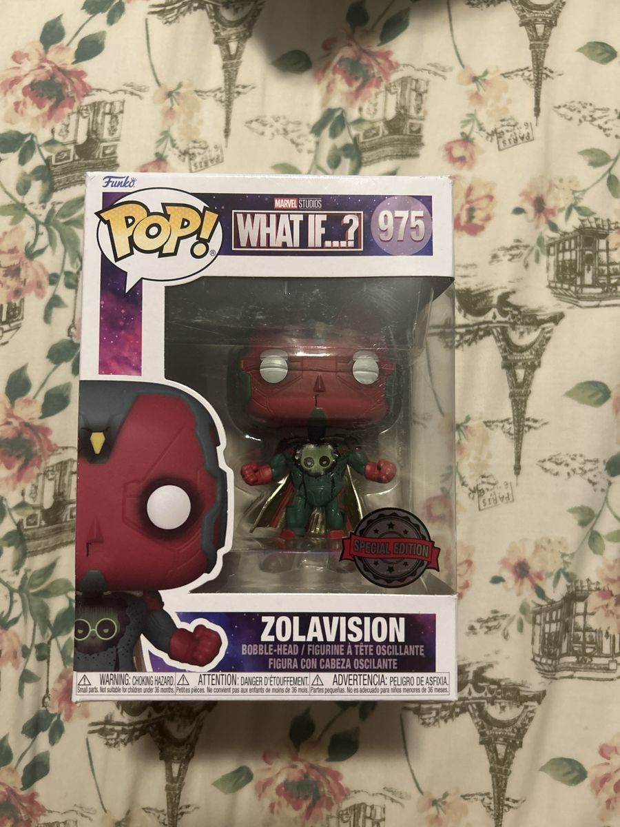 Funko Pop! Marvel What If...? Zolavision #975 Special Edition Vinyl Figure