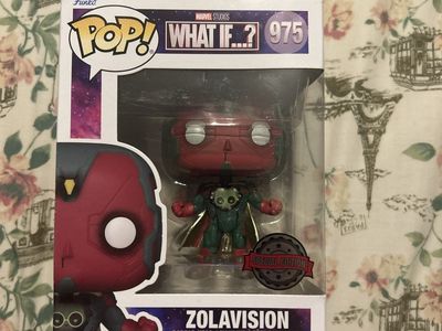Funko Pop! Marvel What If...? Zolavision #975 Special Edition Vinyl Figure