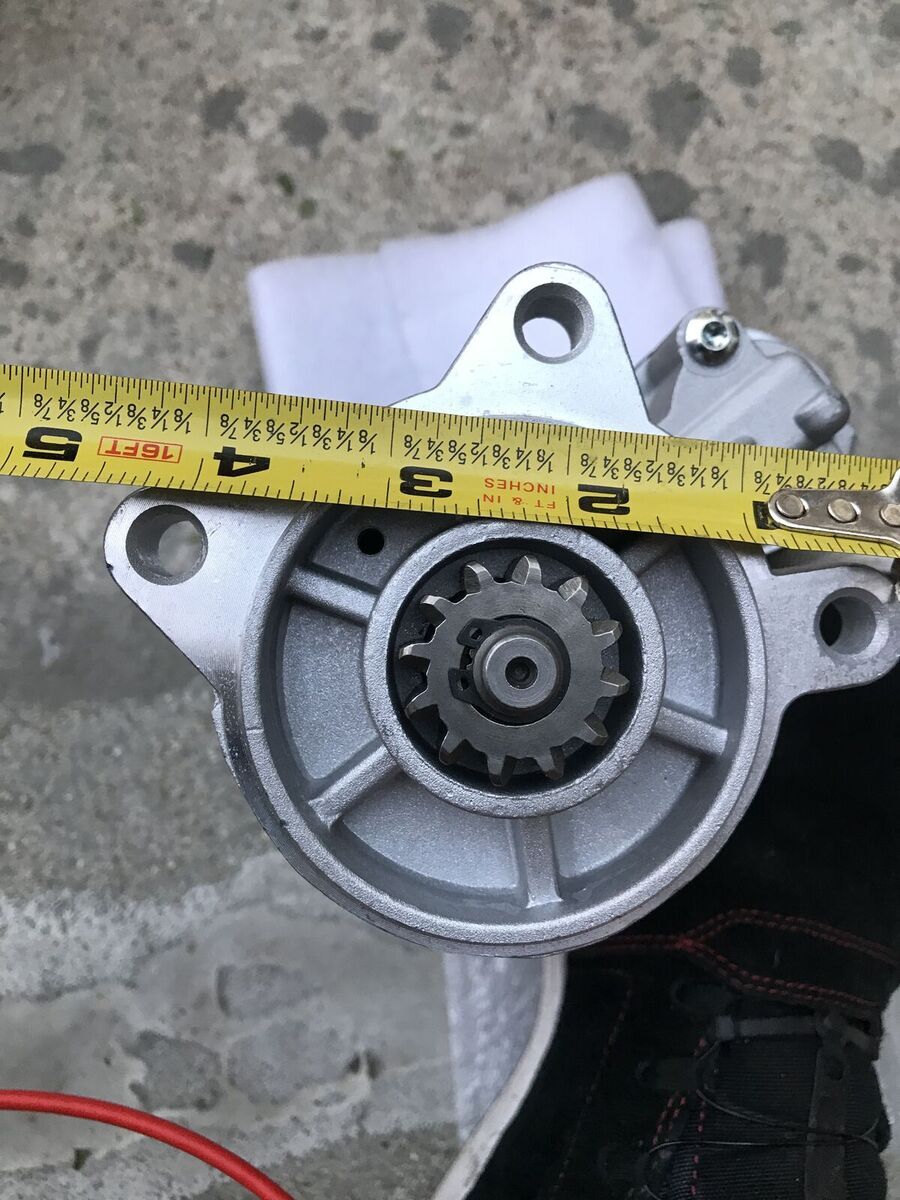 New starter with solenoid