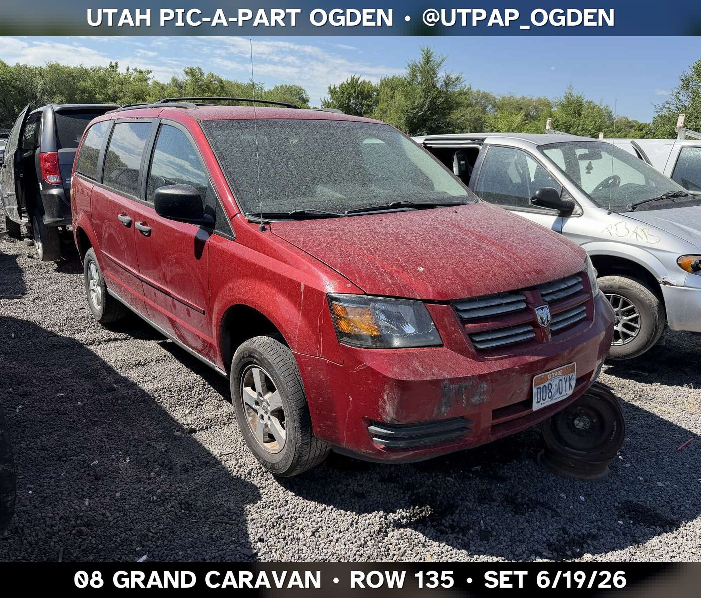 2008 Dodge Grand Caravan Parts - UTPAP Ogden