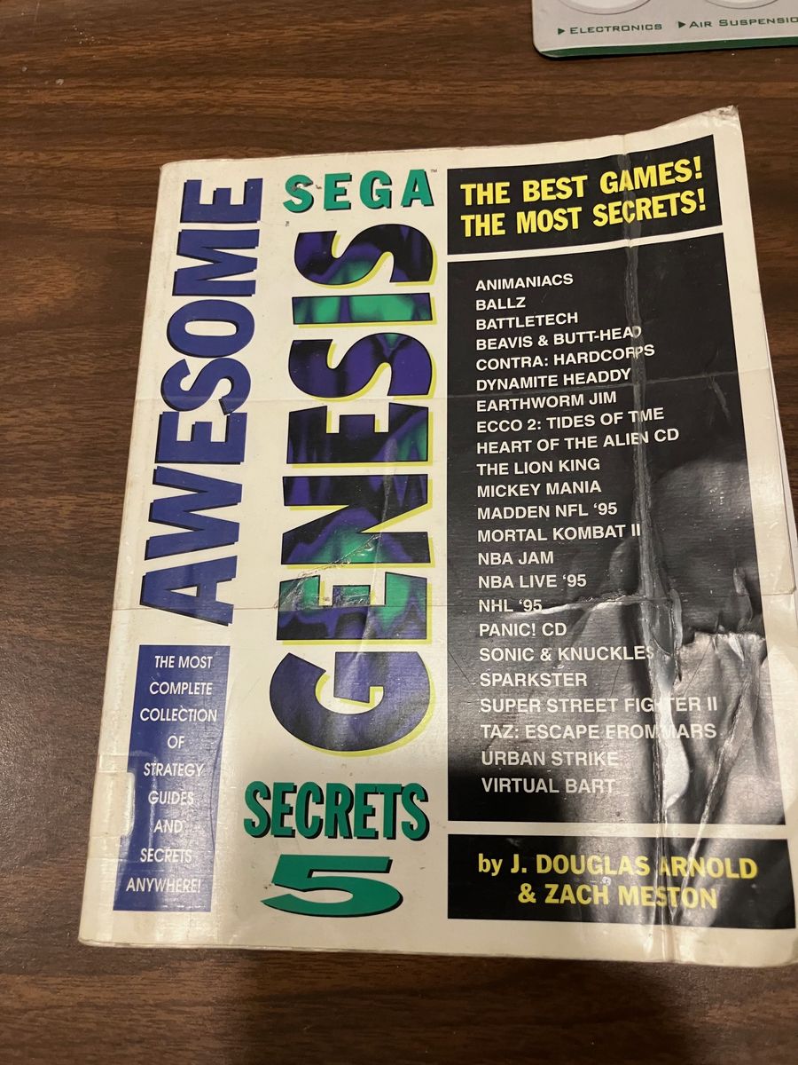 Sega Genesis Secrets 5 Book
