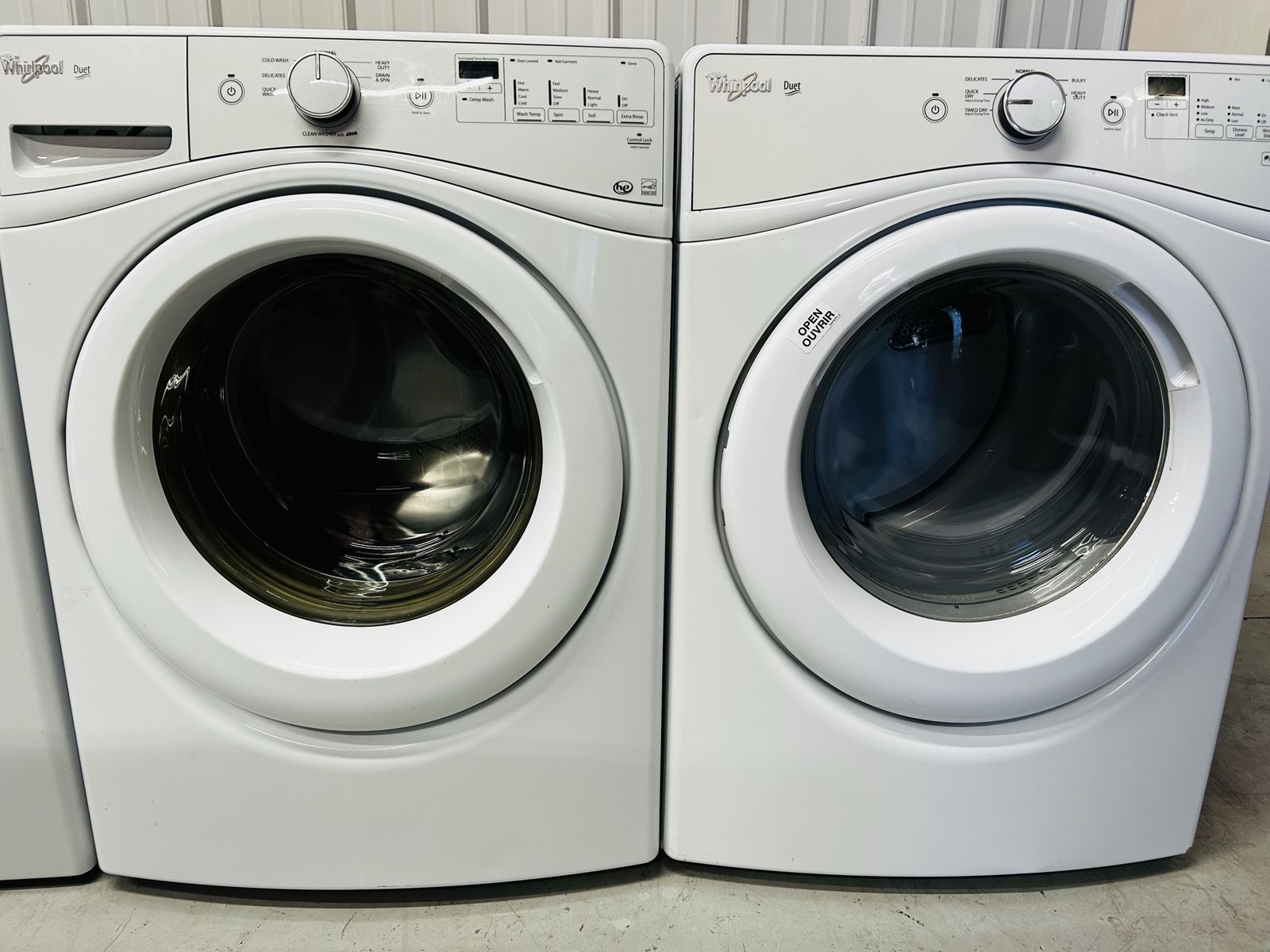 Whirlpool Duet Electric Front Load Set/Stackable