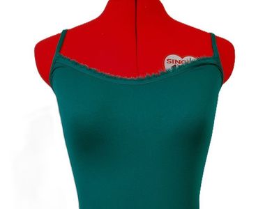 “The Limited” Green Fringed Tank Top – Size M