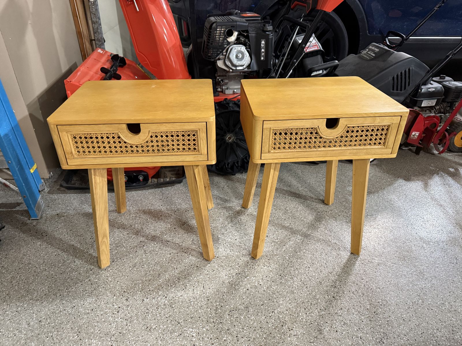 Mid-Century Style Nightstands - Set Of 2