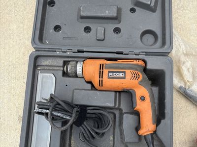 RIDGID Corded Drill w/ Case