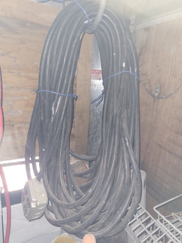 Heavy-Duty Electrical Cable - Used Industrial Power Cord