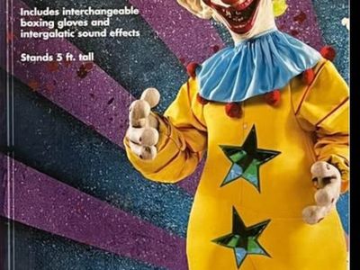 shorty Halloween animatronic. come w boxing gloves