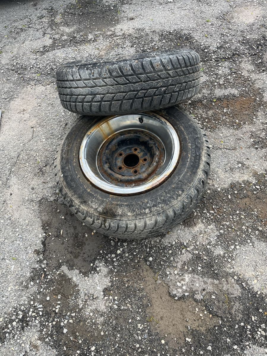 Chevy Wheels 5x4.75 205/70/15 Snow Tires