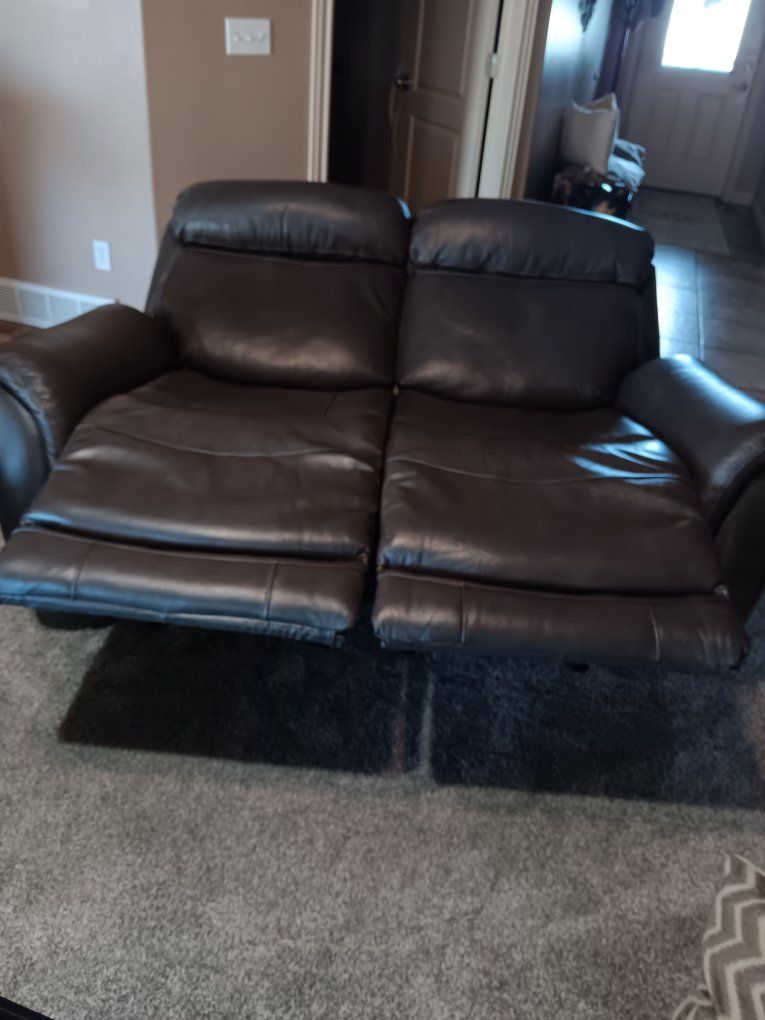 Electric  Love Seat / And 2 Electric Theater Chairs 